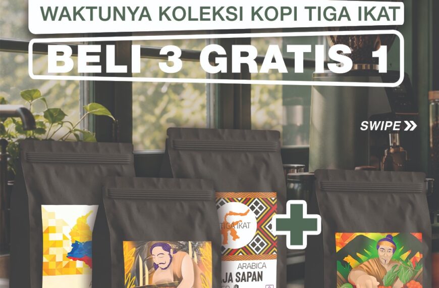 Oktober waktunya koleksi kopi tiga ikat
